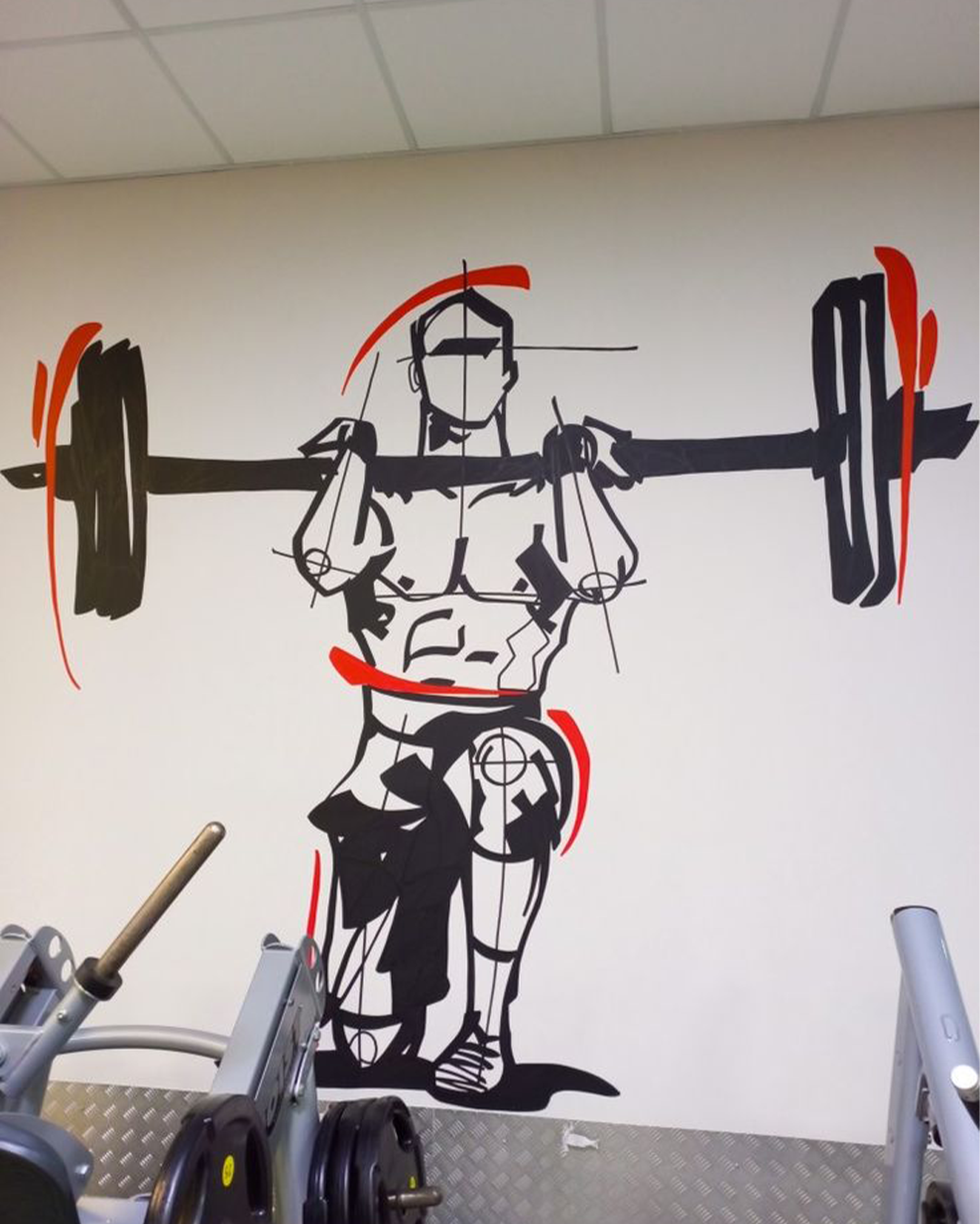 Gyms & Wellness Studios wall printing