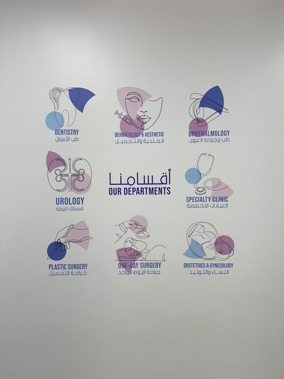 Healthcare Facilities wall printing
